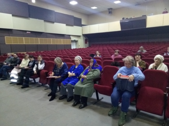 Встреча в здании Няндомский ЦКС доклад  присутствовало 27 человек